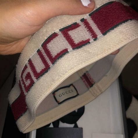 gucci logo headband replica|Gucci Headband Authentic for sale .